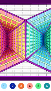 Mandala Color by Number Book screenshot