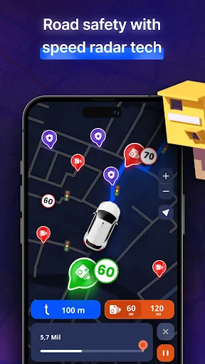 MapXplorer: Navigation, Radar screenshot