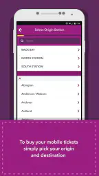 MBTA mTicket screenshot