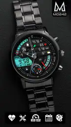 MD242 Hybrid watch face screenshot