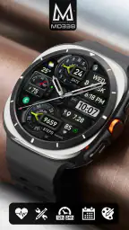 MD338 Hybrid watch face screenshot