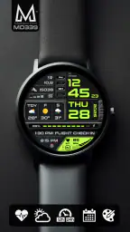 MD339 Digital watch face screenshot