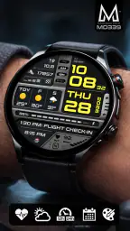 MD339 Digital watch face screenshot