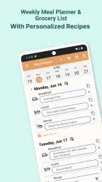 Meal Planner & Grocery List screenshot