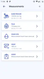 Medical records screenshot