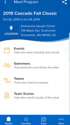 Meet Mobile: Swim screenshot