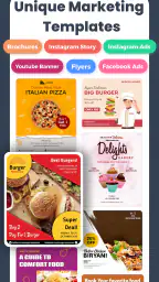 Menu Maker, Menu Templates screenshot