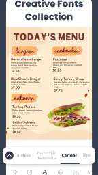 Menu Maker, Menu Templates screenshot