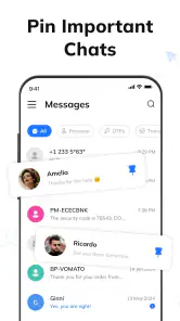 Messages: Text SMS Home App screenshot