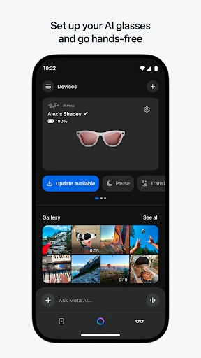 Meta AI - Vibes & AI Glasses screenshot