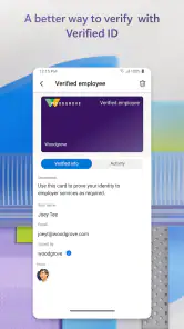Microsoft Authenticator screenshot
