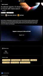 Microsoft Build screenshot