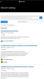 Microsoft Build screenshot