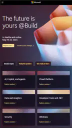 Microsoft Build screenshot