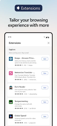 Microsoft Edge: AI browser screenshot