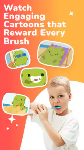 Mimizaur: Tooth Brushing Timer screenshot