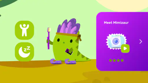 Mimizaur: Tooth Brushing Timer screenshot
