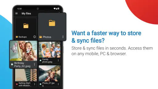 MobiDrive Cloud Storage & Sync screenshot