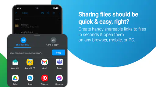 MobiDrive Cloud Storage & Sync screenshot