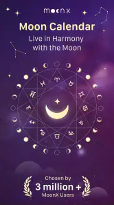 Moon Phase Calendar - MoonX screenshot