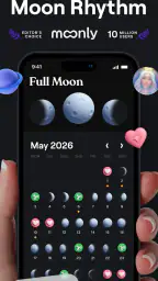Moonly: Moon Phases & Calendar screenshot