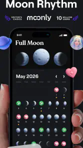 Moonly: Moon Phases & Calendar screenshot