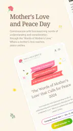 Mother’s Love and Peace Day screenshot