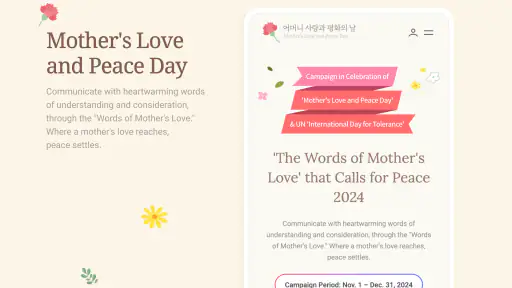 Mother’s Love and Peace Day screenshot