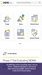 MPR Drug and Medical Guide screenshot