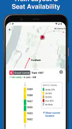 MTA TrainTime screenshot