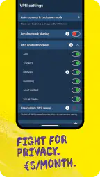 Mullvad VPN screenshot