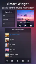 Music player screenshot
