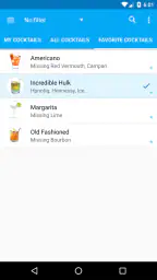 My Cocktail Bar Pro screenshot