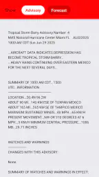 My Hurricane Tracker & Alerts screenshot