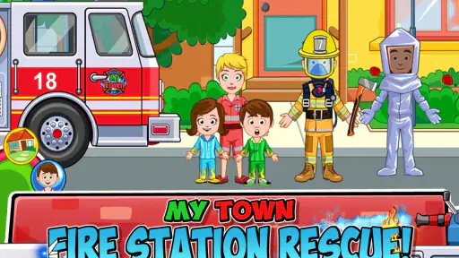 My Town : Fire station Rescue screenshot