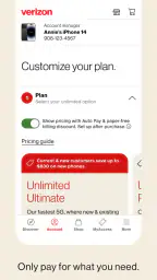 My Verizon screenshot