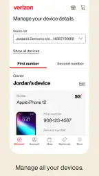 My Verizon screenshot