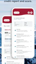 myEquifax screenshot