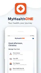 MyHealthONE screenshot