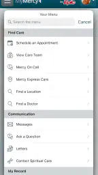 MyMercy screenshot