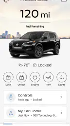 MyNISSAN® screenshot