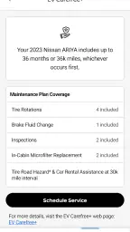 MyNISSAN® screenshot