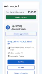 myPatientVisit Portal screenshot