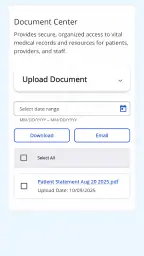 myPatientVisit Portal screenshot
