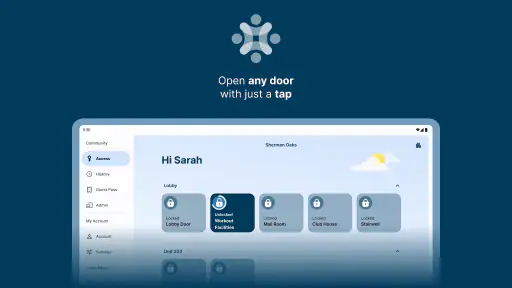 myQ Community screenshot