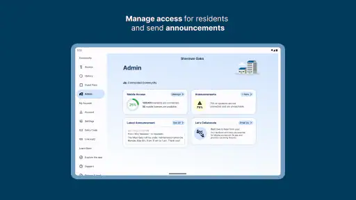myQ Community screenshot