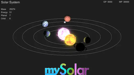 mySolar - Build your Planets screenshot
