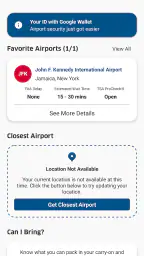 MyTSA screenshot