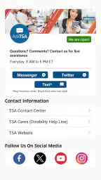 MyTSA screenshot
