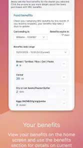 myWIC Mosaic screenshot